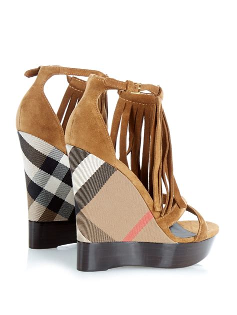 womens burberry sandals